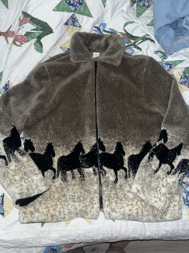 Vintage horse jacket - vintage, womens