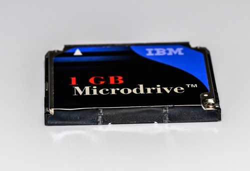 Ibm 1gb microdrive tested - -,
