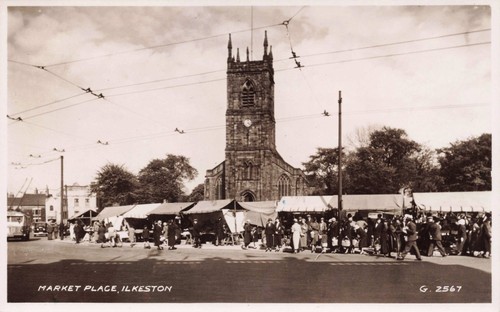 Ilkeston market place - ,