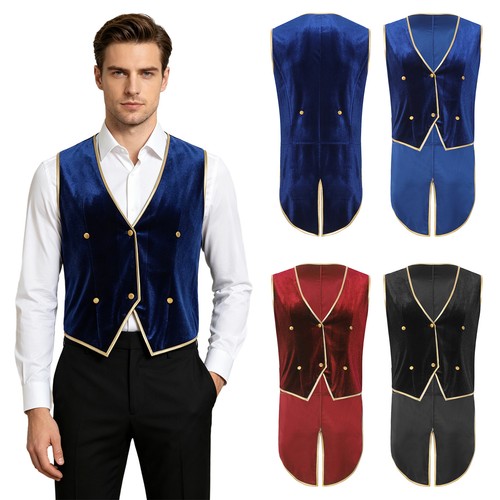 Men vest medieval tailcoat - vest,