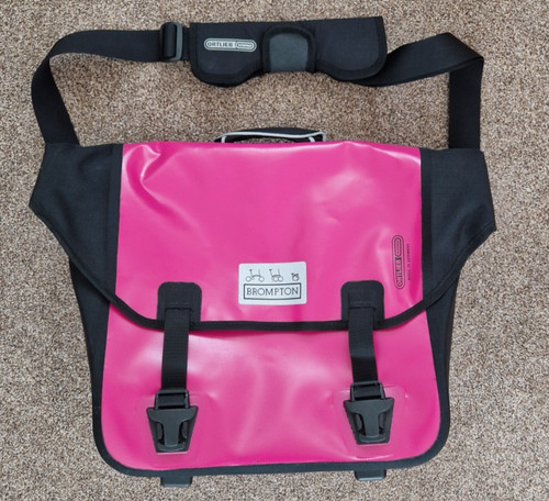 Pink brompton ortleib front - ortleib,