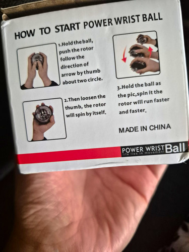 Self starting metal powerball - self-starting,