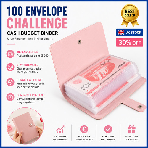 100 envelope challenge cash - 100,