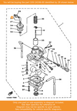 Yamaha cable adjust screw set - cable,