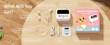 Baby Electric Nasal Aspirator, Baby Nose Sucker 9 Suction Level, Hospital Grade