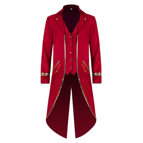Mens gothic jacket - jacket, steampunk