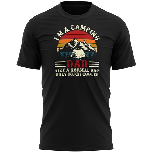 Camping dads shirt dad - shirt, only
