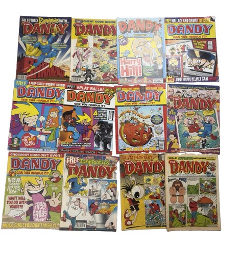 12x the dandy comic books - 12x,
