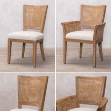 Rattan back dining - back,
