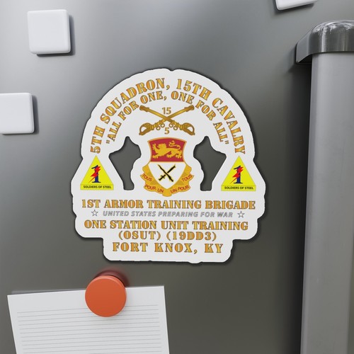 Die cut magnets army 5th - -,