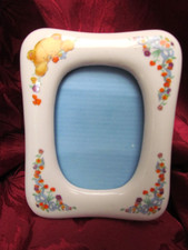 Andrew Brownsword Bear Porcelain Photo Frame 1990 Grosvenor 95 x 65mm VGC