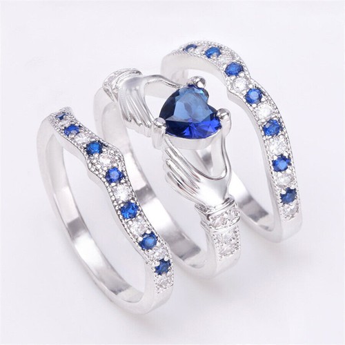Trio set claddagh wedding - trio,