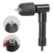 Aluminium Right Angle Drill Attachment 90 Degree Drill Chuck Keyless Adaptor