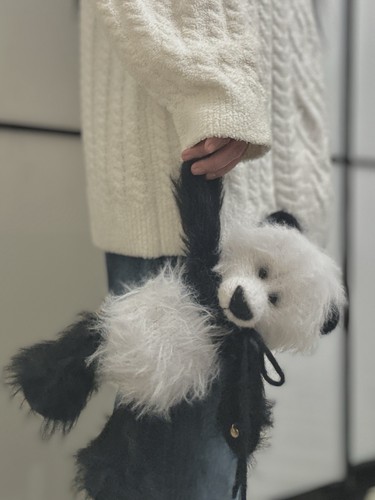 Panda teddy bear handmade - panda,