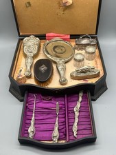 Vtg Antique Silver Color Art