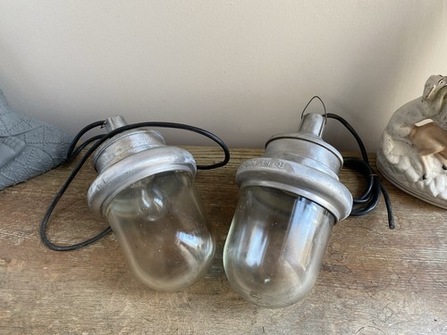 Vintage industrial pendant - industrial,