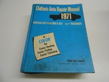 Vintage 1971 chilton - chilton's, auto