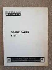 HOWARD FLAIL MOWER PARTS CATALOGUE