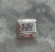 charm Wales dragon fit for nomination bracelet style, Wales dragon