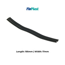 Floplast 114mm square gutter - square,