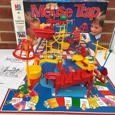 SEE VIDEO - WORKING Vintage Mouse Trap Board Game MB Games RARE 1989 edit