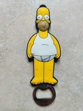 Vintage' 2006  Collectible Beer Opener Fridge Magnet The Simpsons Matt Groening 