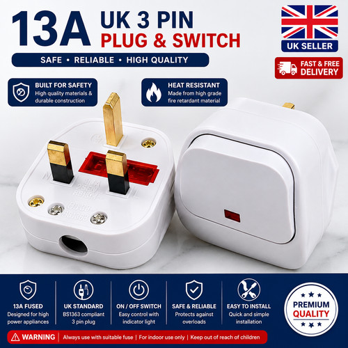 Mains power electrical plug - power,