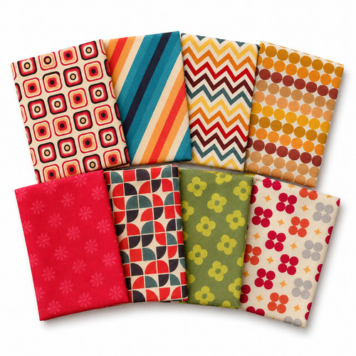 Crafts fabrics 8pcs - crafts, cotton