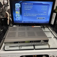 Humax PVR-8000t Set Top Box with Hard Drive. 80Gb HDD NO REMOTE