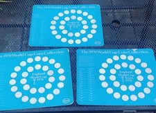 ESSO 1970 WORLD CUP COIN COLLECTION - THREE COMPLETE SETS - POOR CONDITION