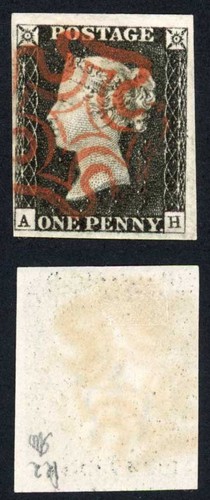 Penny black plate - penny,