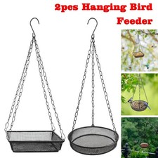 Metal Hanging Bird Feeder Tray