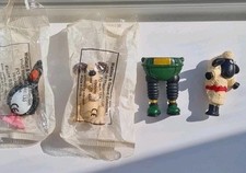 wallace and gromit figuresx4