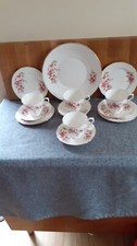 ROYAL KENT PINK BLOSSOM 13 PIECE TEASET
