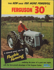 1951 Ferguson "30"Tractor Brochure Leaflet