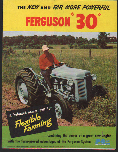 1951 ferguson tractor - 1951, "30"tractor