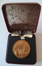 Queen Elizabeth 11 Coronation 2 June 1953 Bronze Royal Barge Medal 