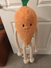Aldi Tall Carrot Character Plush Soft Toy Girls Boys Unisex Children Kids Unisex