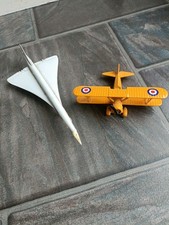 Corgi Diecast Boeing Stearman 75 Airplane Bi Plane RAF & Concord