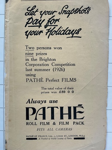 Pathe camera roll film - pathe-,