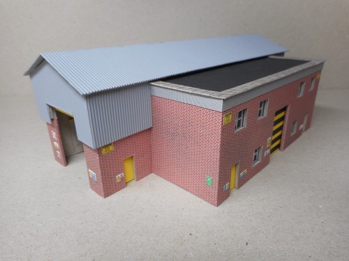 Gauge locomotive shed - n,