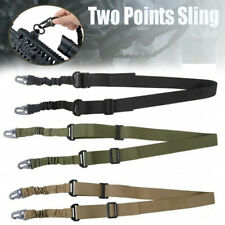 Tactical 2 Point Gun Sling Shoulder Strap Rifle Hunting Shotgun Belts Outdoor UK