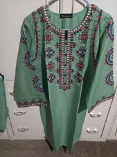 2piece Nice Suite With Mirrer Work Summer Collection