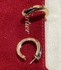 CARTIER hoop earrings, 18ct