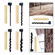 Portable handheld auger drill