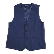 Next Waistcoat Blue Smart Formal Wedding Page Boy's Age 11 Yrs 30"