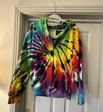 Ladies Rainbow tie dye  Hoody