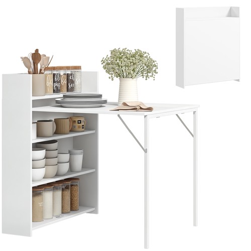 Homcom folding dining table - dining,