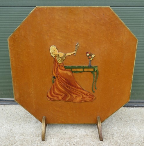 Antique art deco - art, firescreen