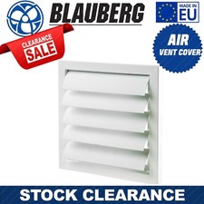 Metal Ventilation Grille 350x350mm Gravity Shutters | Weather-Resistant Vent